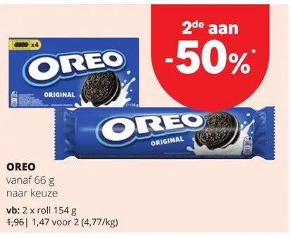 Promotie: Oreo