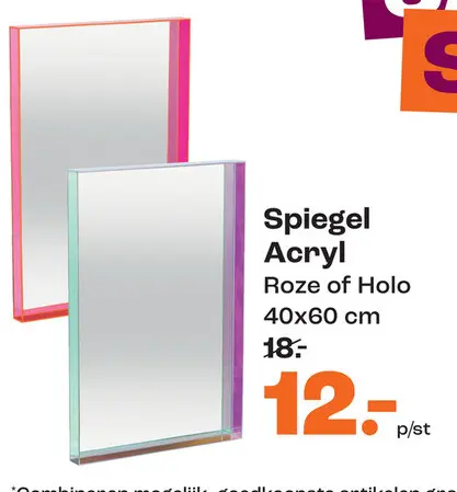 Aanbieding: Spiegel Acryl
