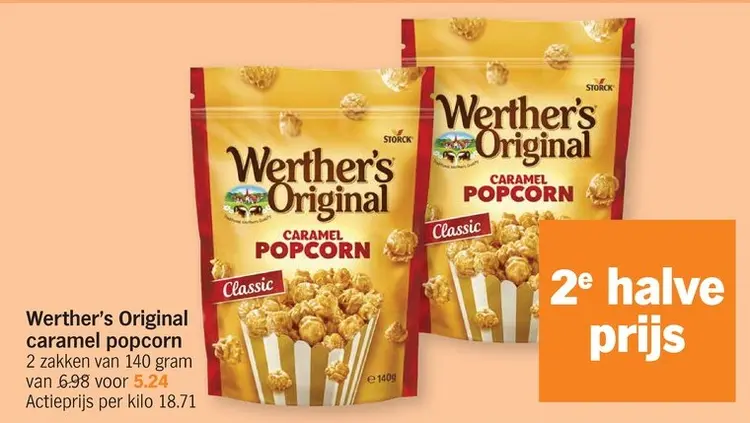 Promotie: Werther's Original caramel popcorn