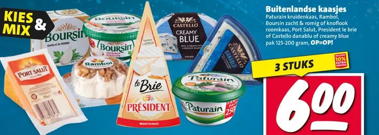 Aanbieding: Buitenlandse kaasjes