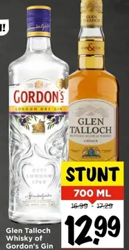 Aanbieding: Glen Talloch Whisky of Gordon's Gin