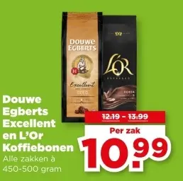 Aanbieding: Excellent en L'Or Koffiebonen