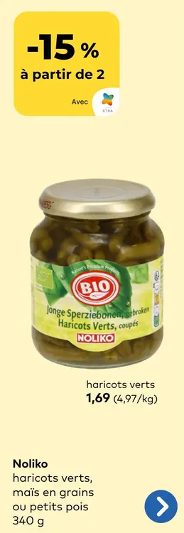 Offre: Noliko haricots verts
