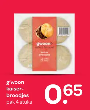 Aanbieding: kaiser-broodjes