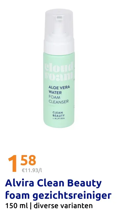 Aanbieding: Clean Beauty foam gezichtsreiniger