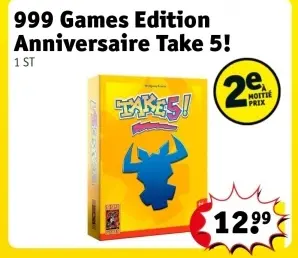 Offre: 999 Games Edition Anniversaire Take 5!