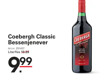 Aanbieding: Coebergh Classic Bessenjenever