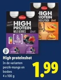 Aanbieding: High proteinshot