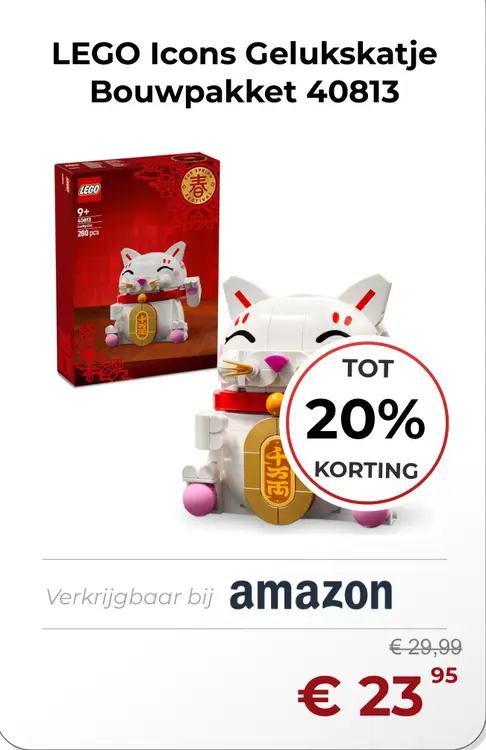 Aanbieding: Gelukskatje Bouwpakket