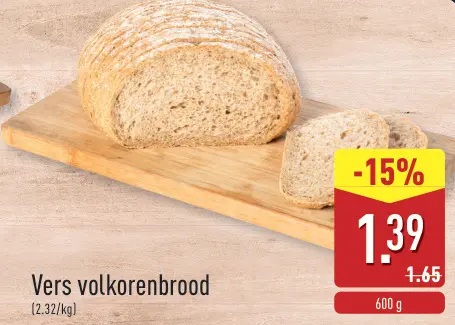 Promotie: Vers volkorenbrood