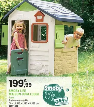 Offre: SMOBY LIFE MAISON JURA LODGE