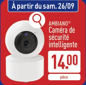 Offre: Caméra de sécurité intelligente