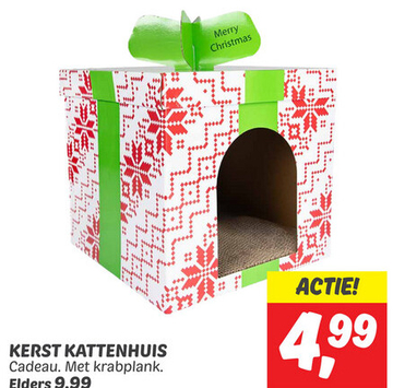 Aanbieding: KERST KATTENHUIS