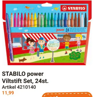 Aanbieding: power Viltstift Set