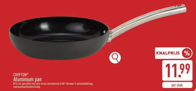 Promotie: Aluminium pan