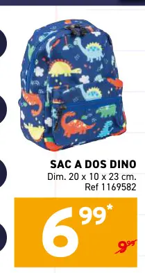 Offre: Sac a dos dino