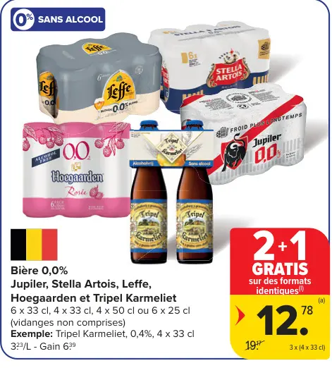 Offre: Bière 0,0%