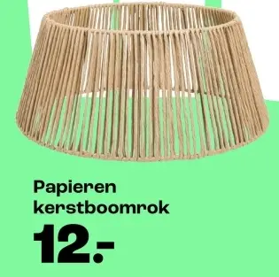 Aanbieding: Papieren kerstboomrok