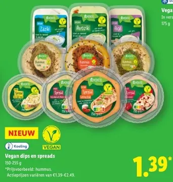 Aanbieding: Vegan dips en spreads