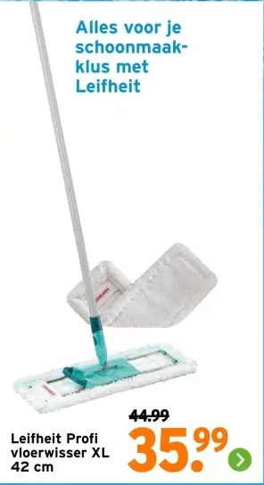 Aanbieding: Profi vloerwisser XL