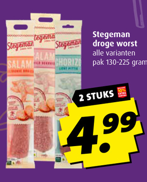 Aanbieding: Stegeman droge worst