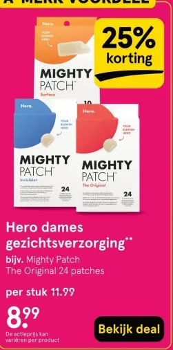 Aanbieding: Hero dames gezichtsverzorging