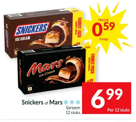 Promotie: Snickers or Mars
