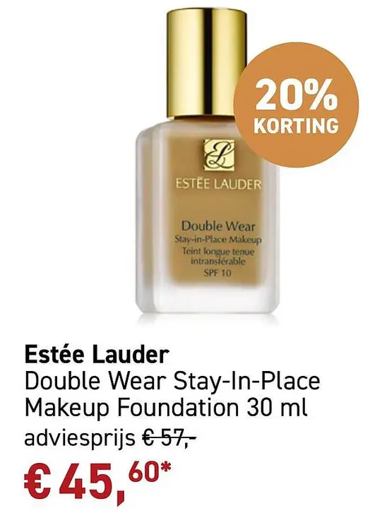 Aanbieding: Double Wear Stay-In-Place Makeup Foundation