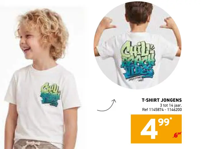 Promotie: T-shirt jongens
