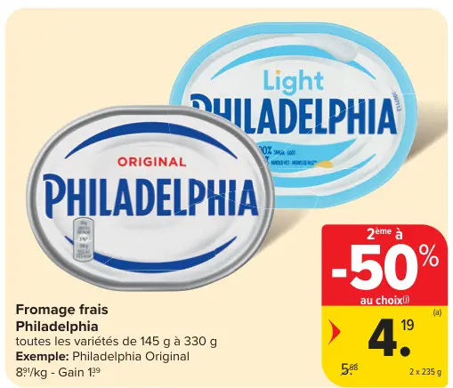 Offre: Fromage frais