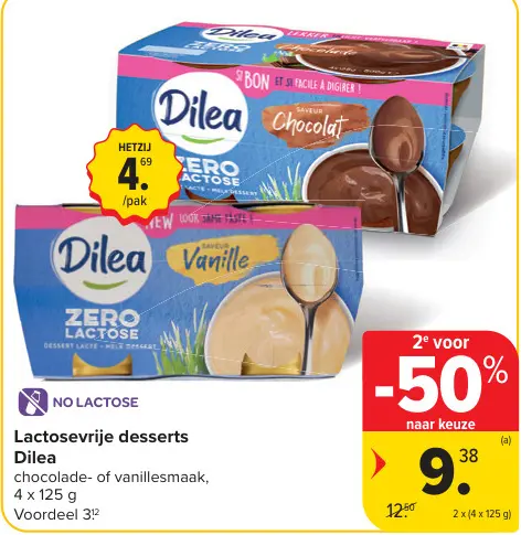 Promotie: Lactosevrije desserts