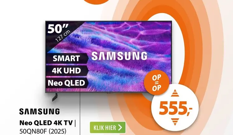 Aanbieding: Samsung Neo QLED 4K 50QN80F (2025)