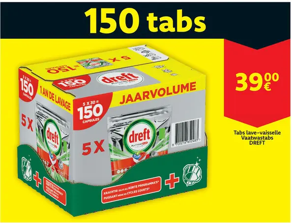 Offre: Tabs lave-vaisselle / Vaatwastabs