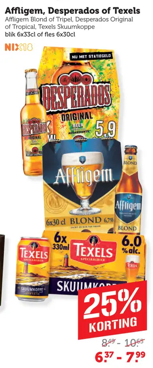 Aanbieding: Affligem, Desperados of Texels