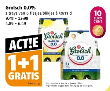 Aanbieding: Grolsch 0.0%