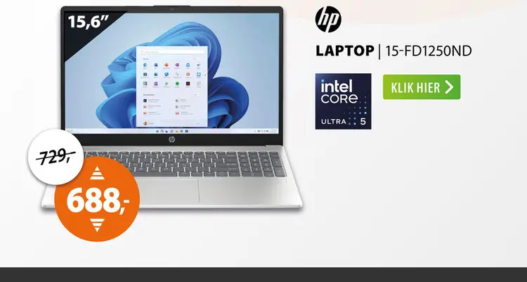 Aanbieding: HP 15-fd1250nd