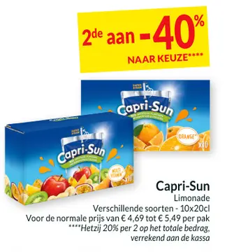 Aanbieding: Capri-Sun Limonade