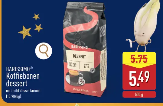 Promotie: Koffiebonen dessert