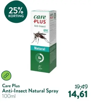 Aanbieding: Care Plus Anti-Insect Natural Spray