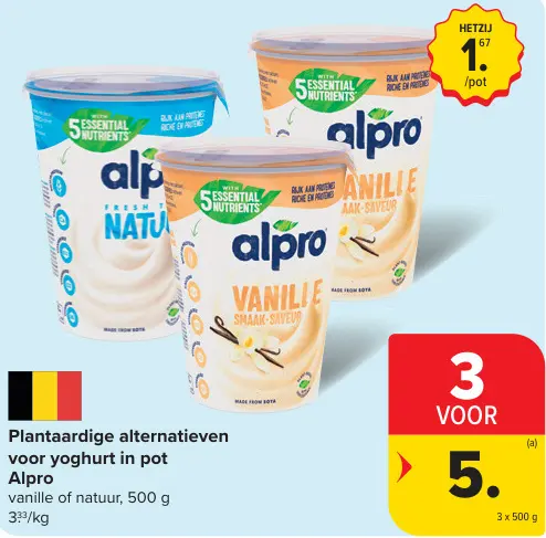 Promotie: Plantaardige alternatieven voor yoghurt in pot
