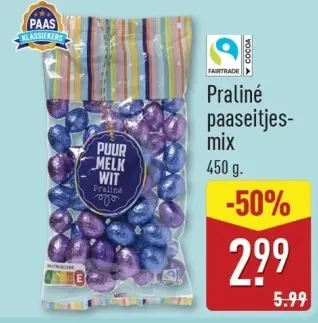 Aanbieding: Praliné paaseitjes-mix
