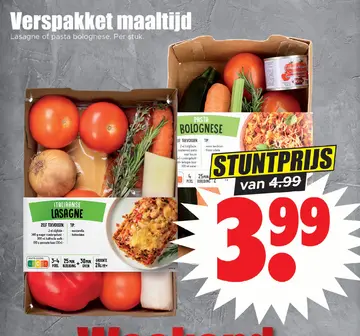 Aanbieding: Verspakket maaltijd