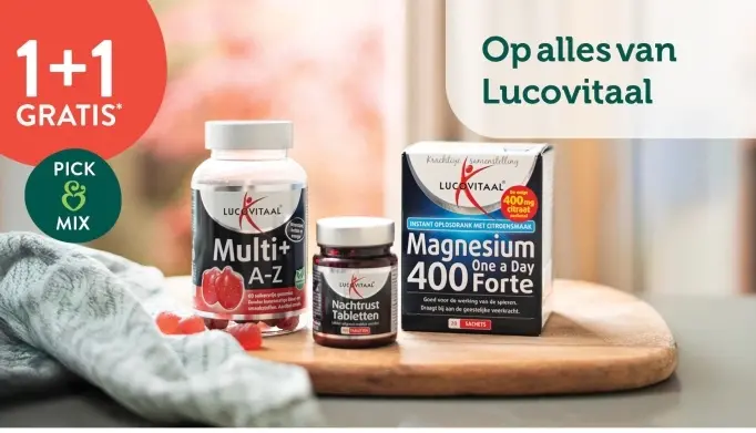 Aanbieding: Multi+ A-Z, Nachtrust Tabletten, Magnesium 40