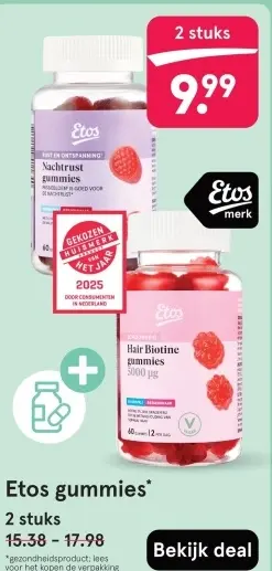 Aanbieding: Etos gummies