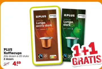 Aanbieding: PLUS Koffiecups