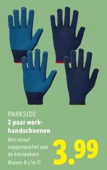 Aanbieding: 2 paar werkhandschoenen