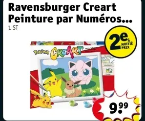 Offre: Creart Peinture par Numéros...