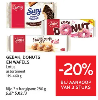 Promotie: Gebak, donuts en wafels