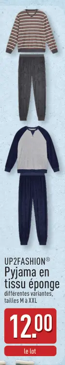 Offre: Pyjama en tissu éponge