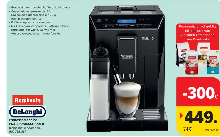 Promotie: Espressomachine Eletta ECAM44.660.B